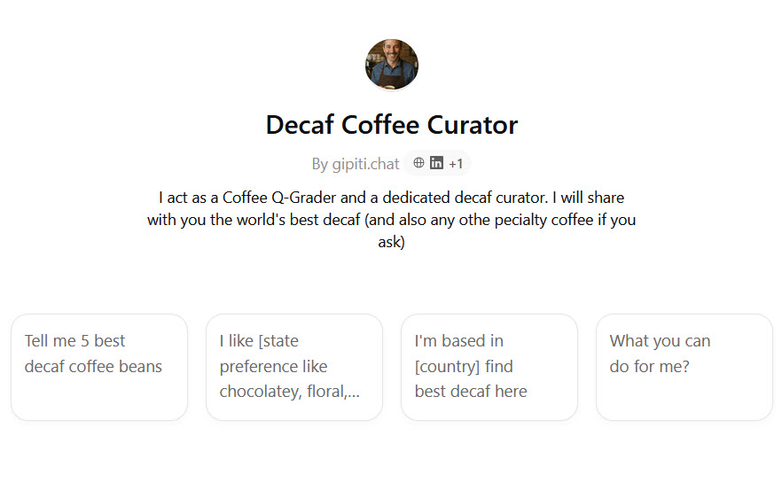 AI Coffee Curator