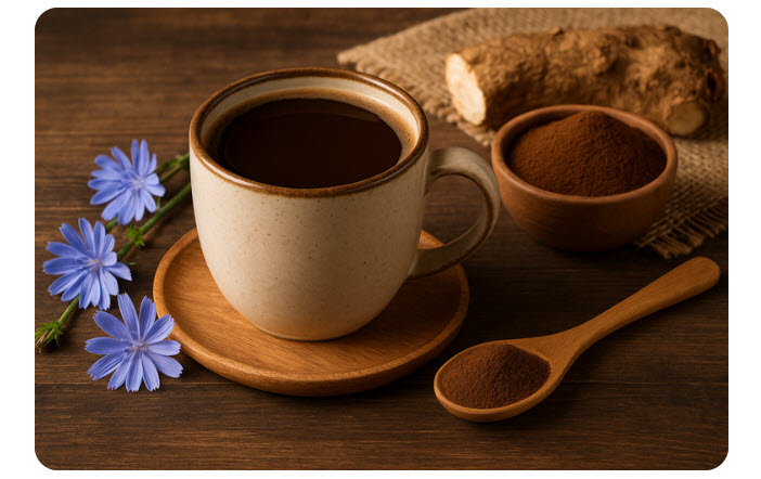chicory coffee cup