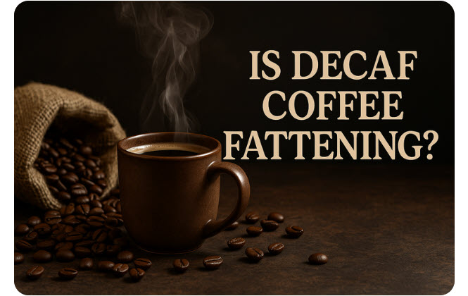 is decaf coffee fattening